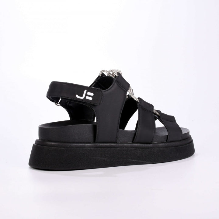 Jorge Bischoff Rhinestone Papete Sandal