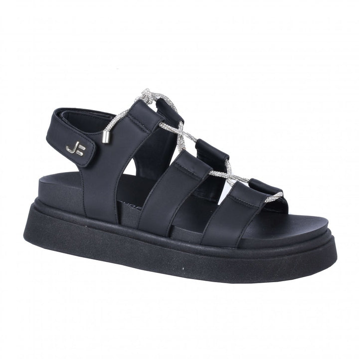 Jorge Bischoff Rhinestone Papete Sandal