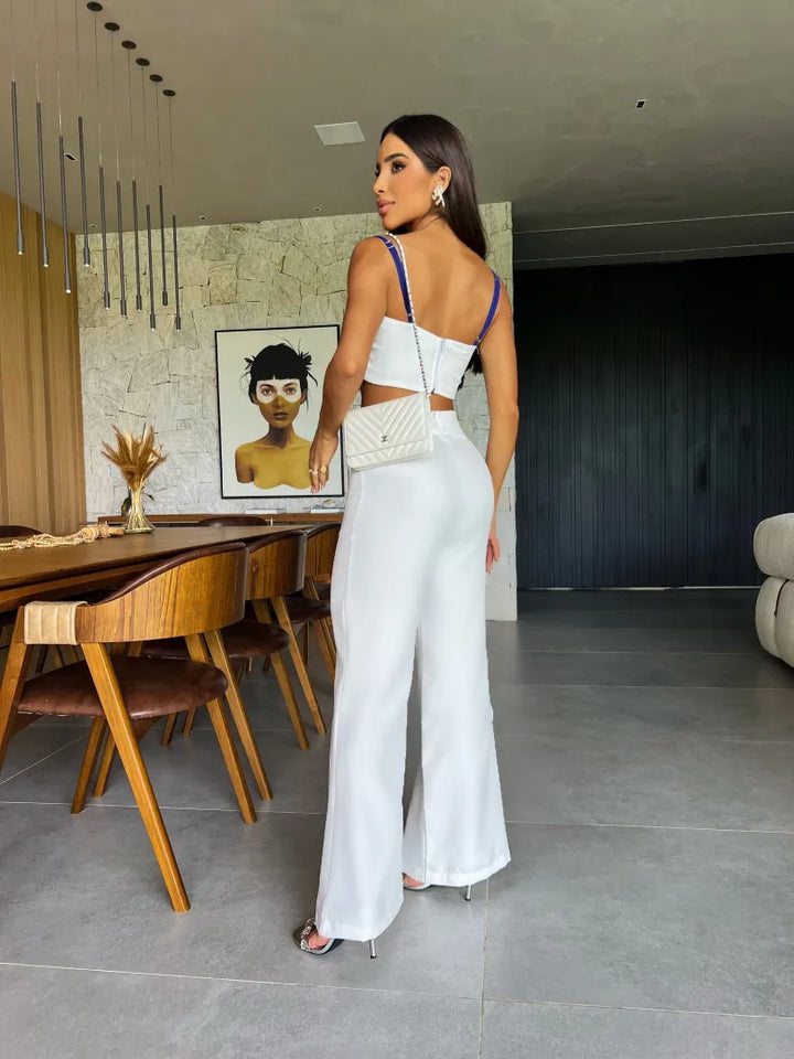 Tailored Set Pants+Cropped Top