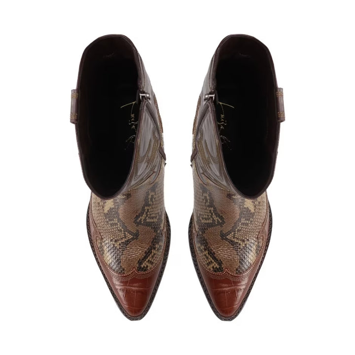 Western Leather Boot