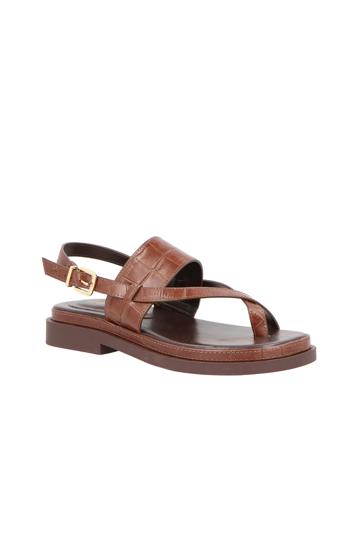 Crocodile Leather Sandal