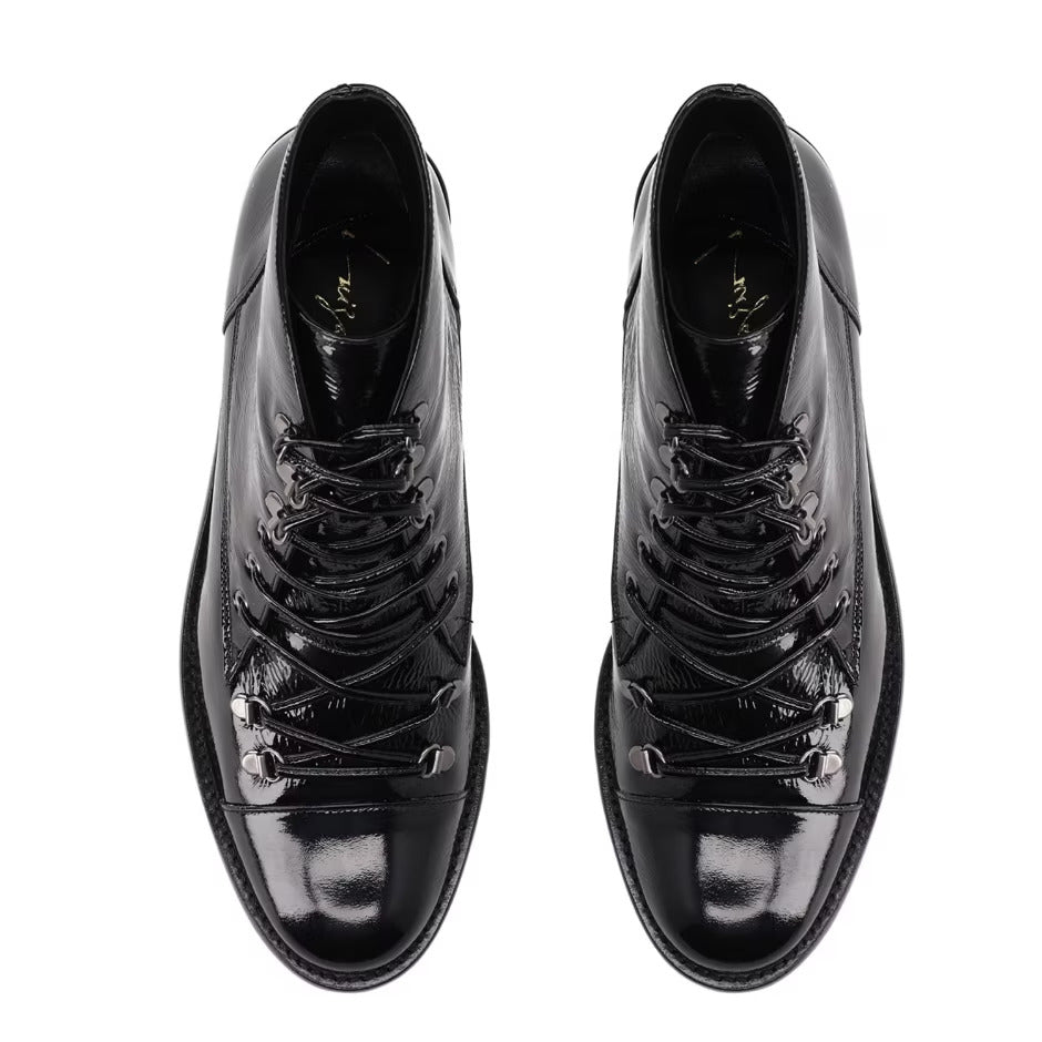 Lace-up Leather Boot