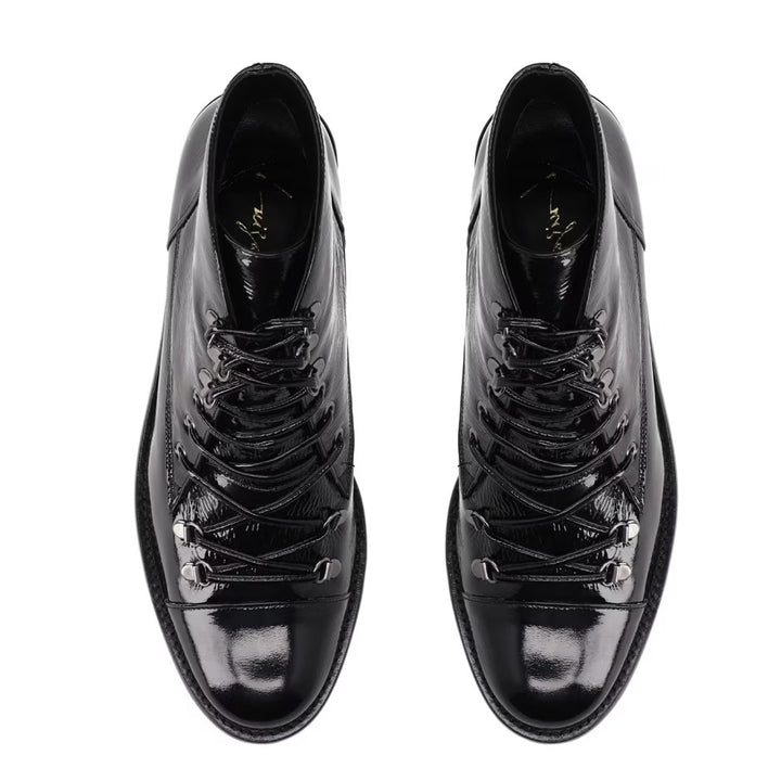 Lace-up Leather Boot