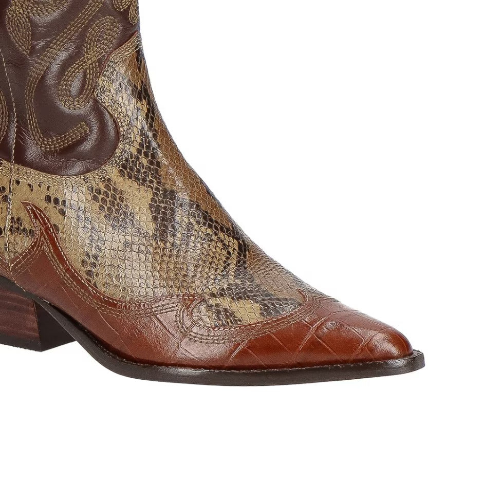 Western Leather Boot