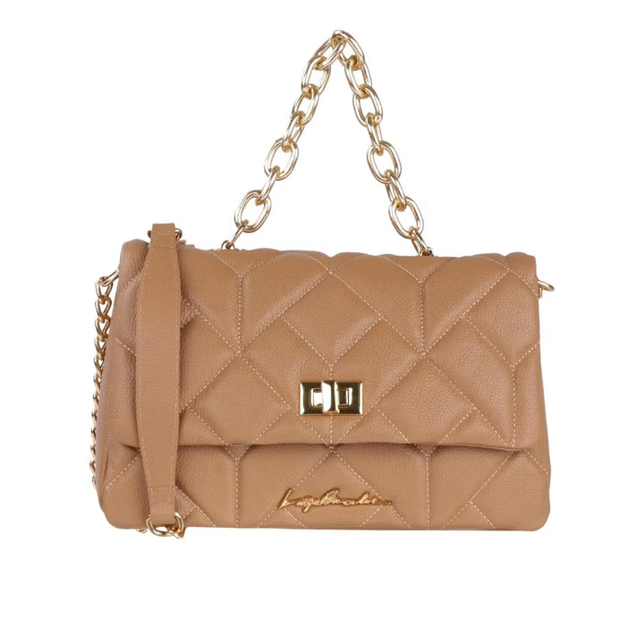 Leather Bag with Chain Strap