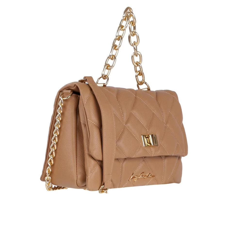 Leather Bag with Chain Strap