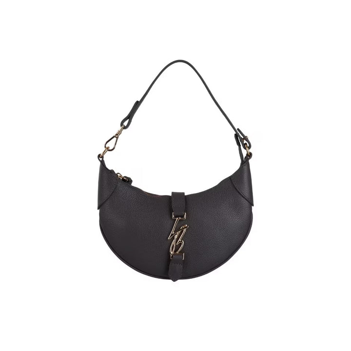 1/2 Moon Leather Crossbody Bag