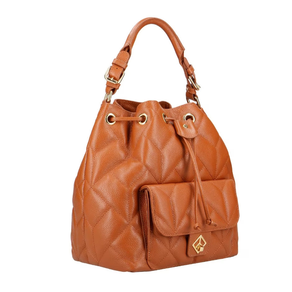 Leather Bucket Bag