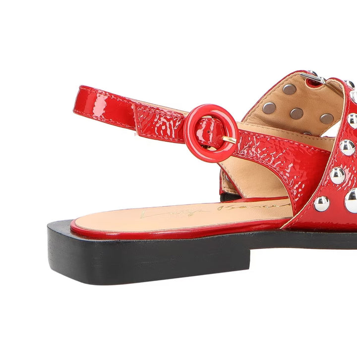 Leather Slingback Sneakers
