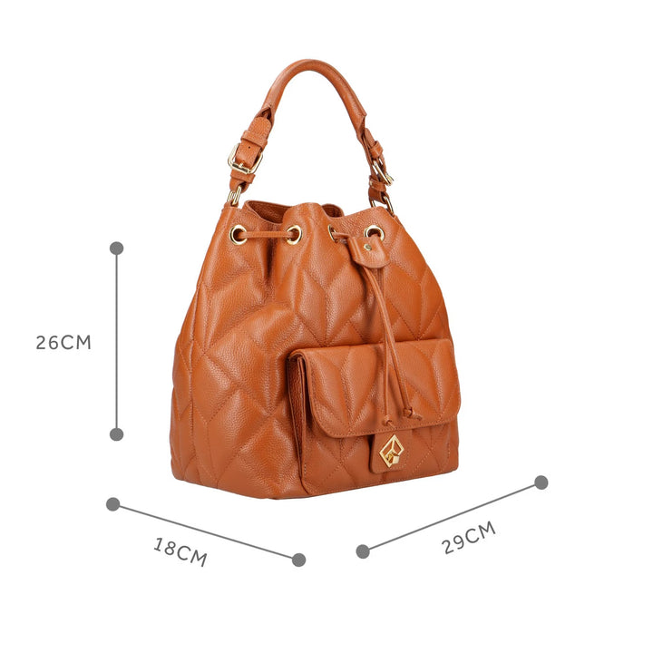 Leather Bucket Bag