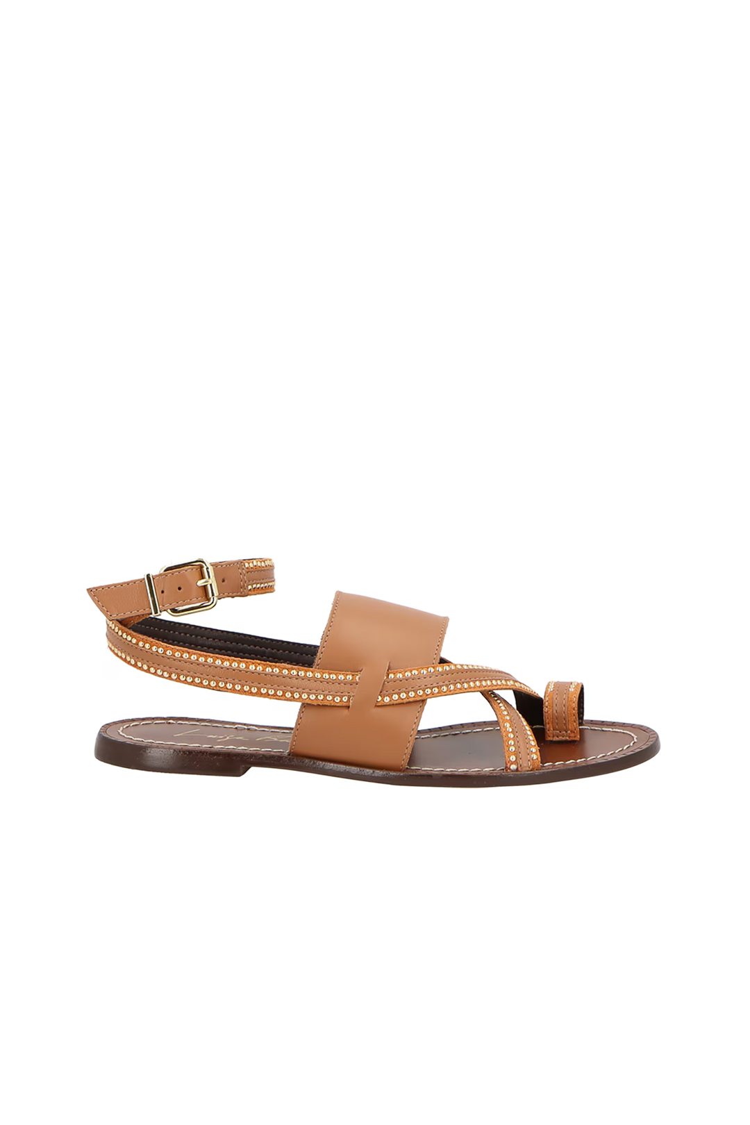 Leather Flat Sandal