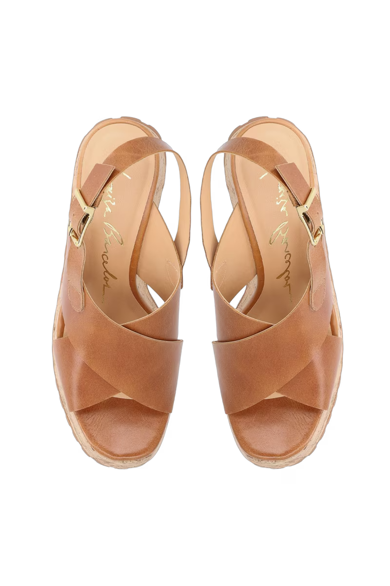 Leather Maxi Platform Sandal