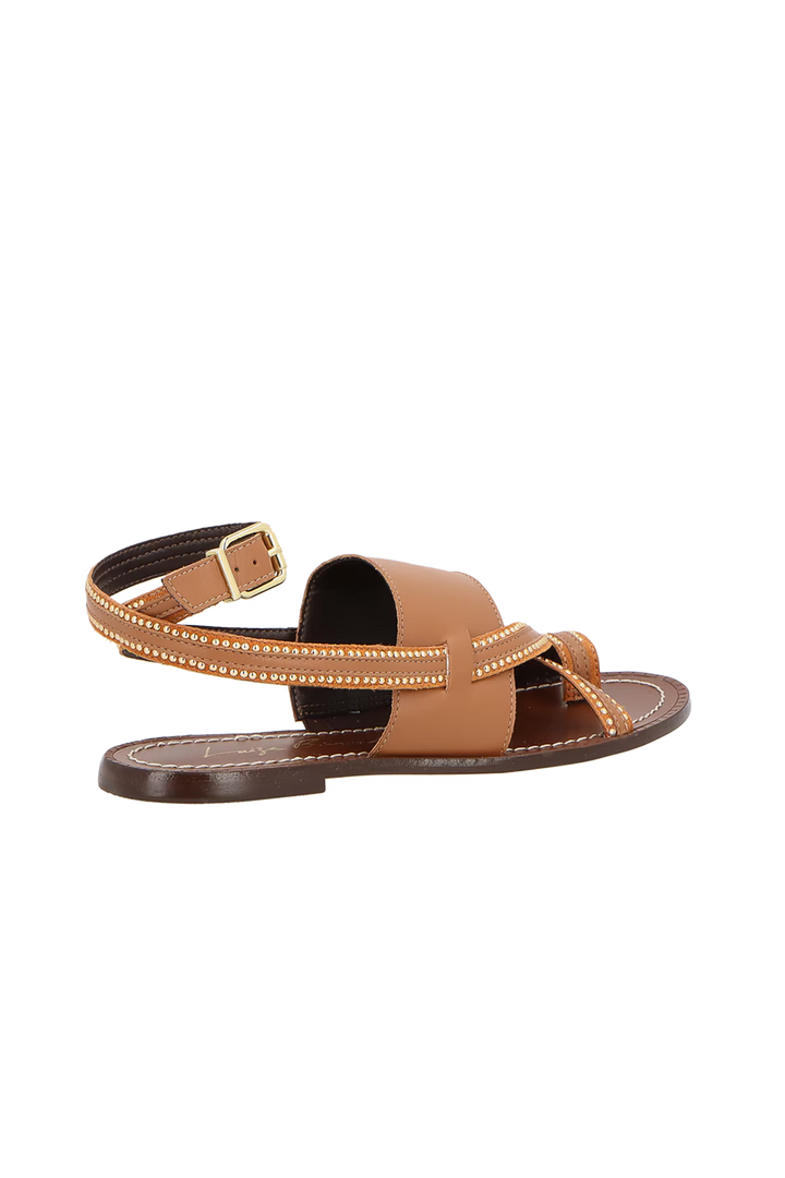 Leather Flat Sandal