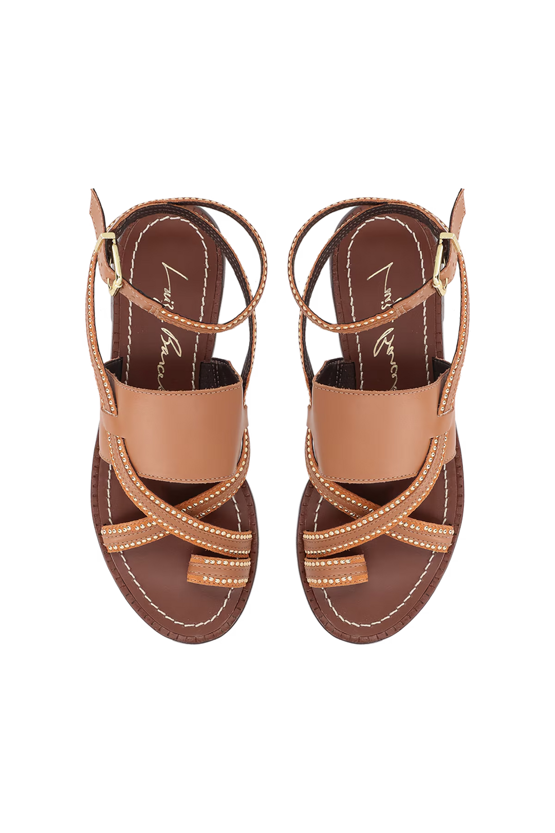 Leather Flat Sandal