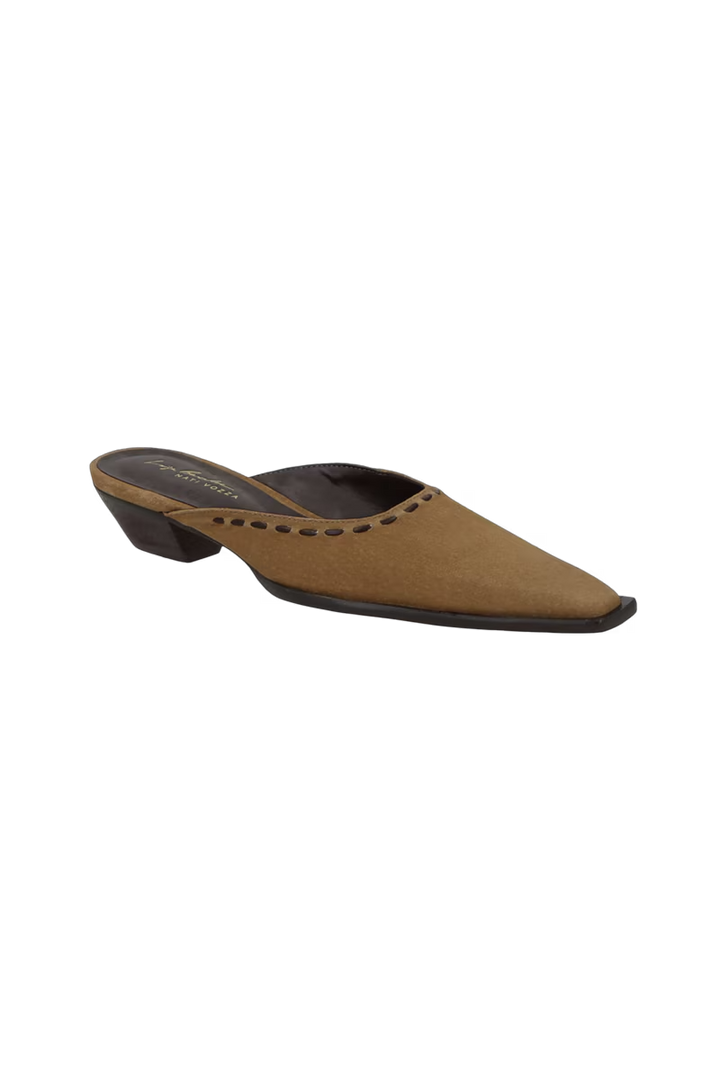 Suede Leather Mule