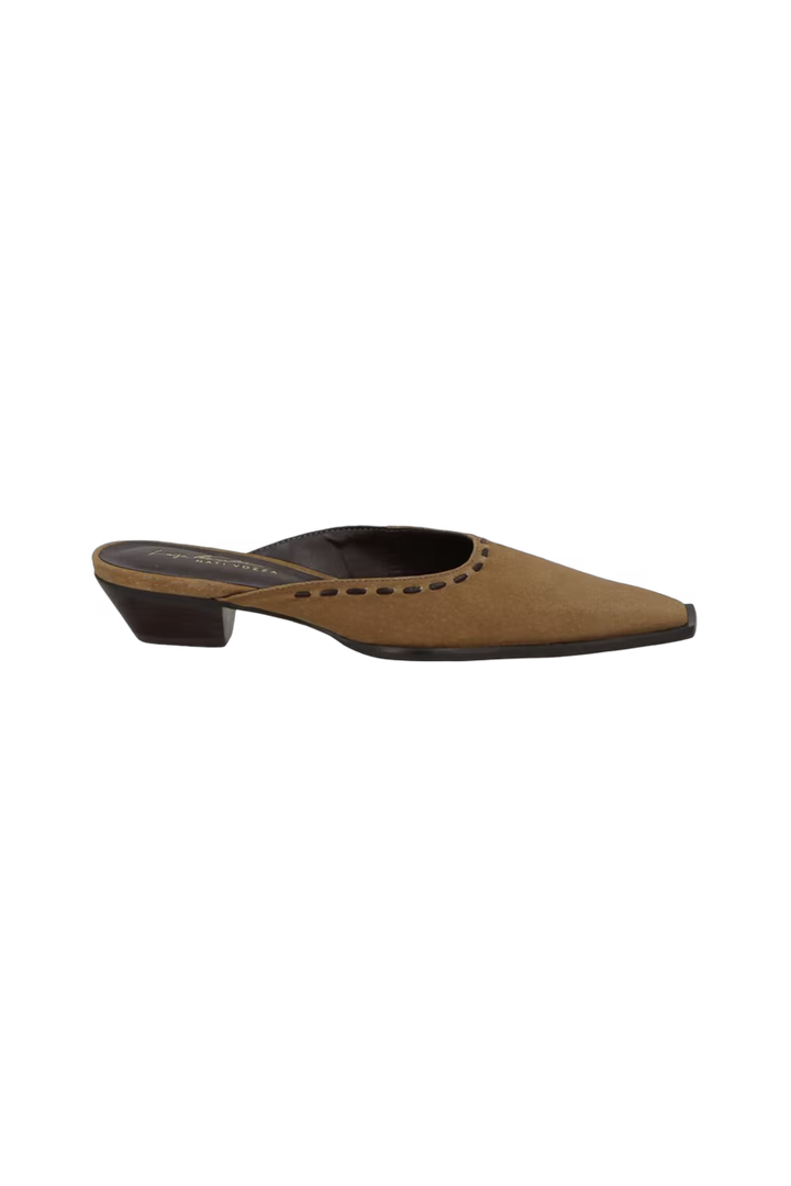 Suede Leather Mule