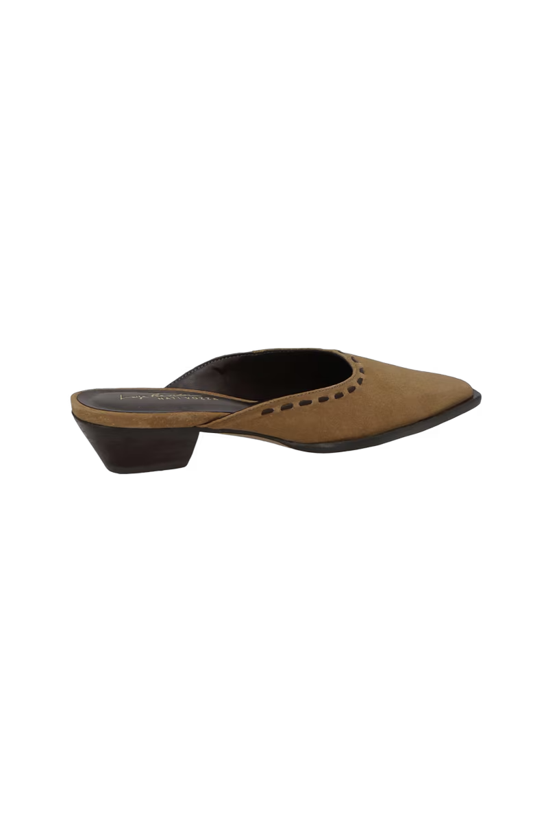 Suede Leather Mule