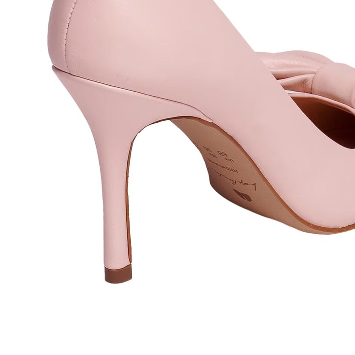 Luiza Barcelos Leather Maxi Bow Pump