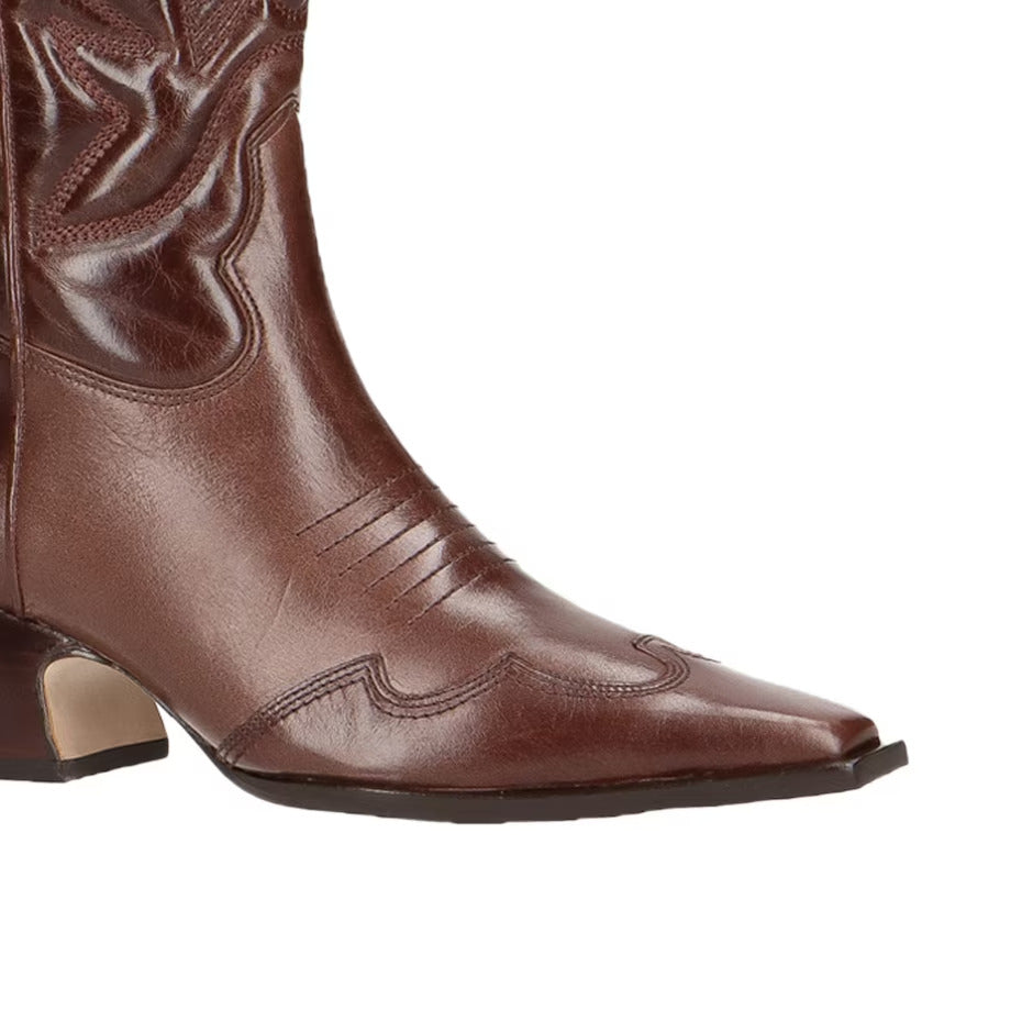 Western Leather Boot