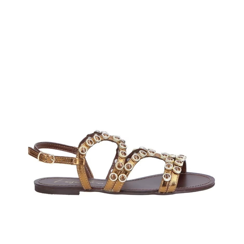 Luiza Barcelos Rivets Flat Sandal