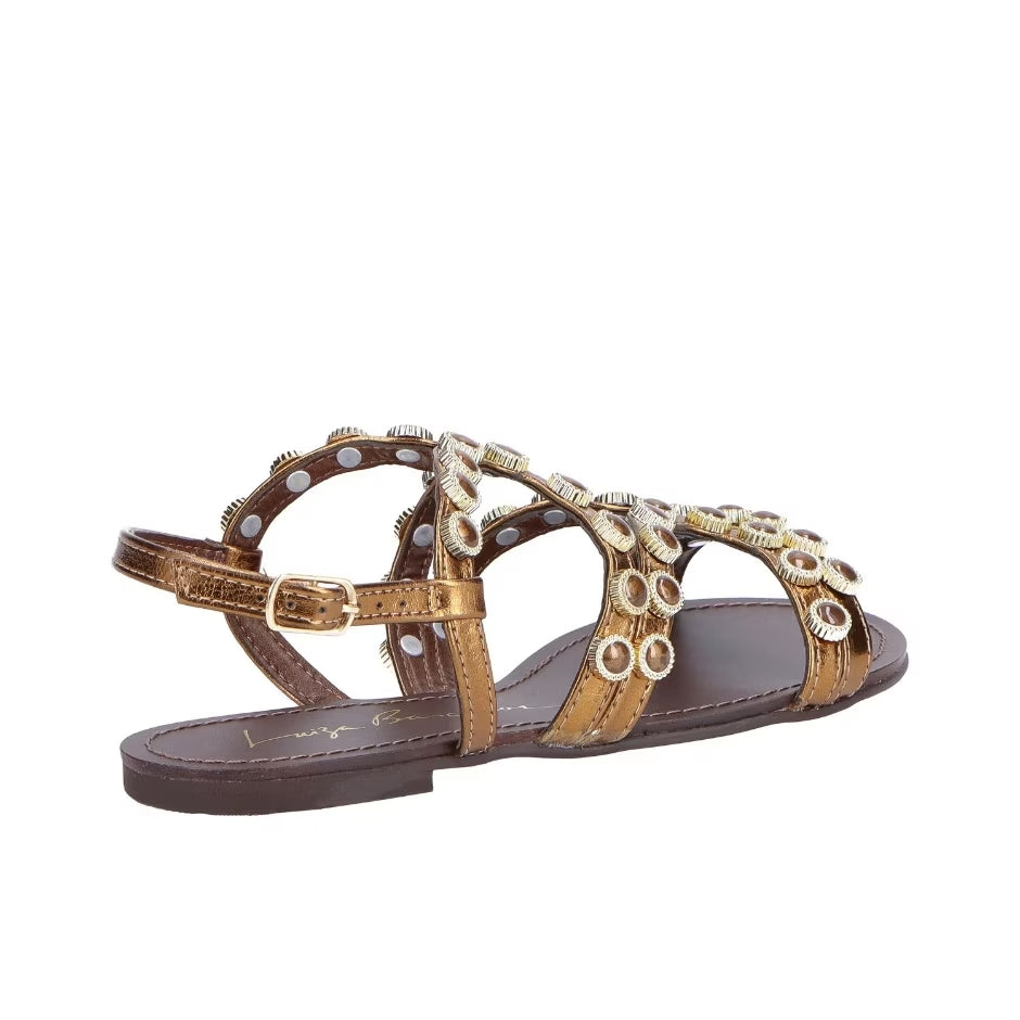 Luiza Barcelos Rivets Flat Sandal