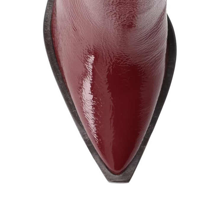 Patent Leather Chelsea Boot
