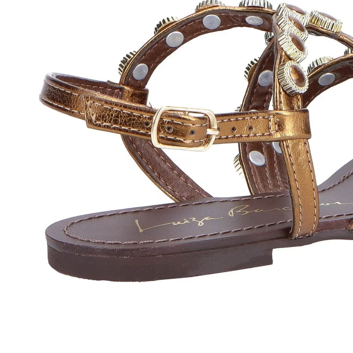 Luiza Barcelos Rivets Flat Sandal