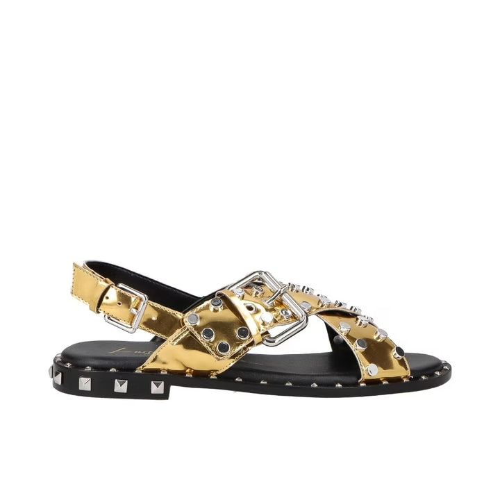 Luiza Barcelos Rivets Flat Sandal