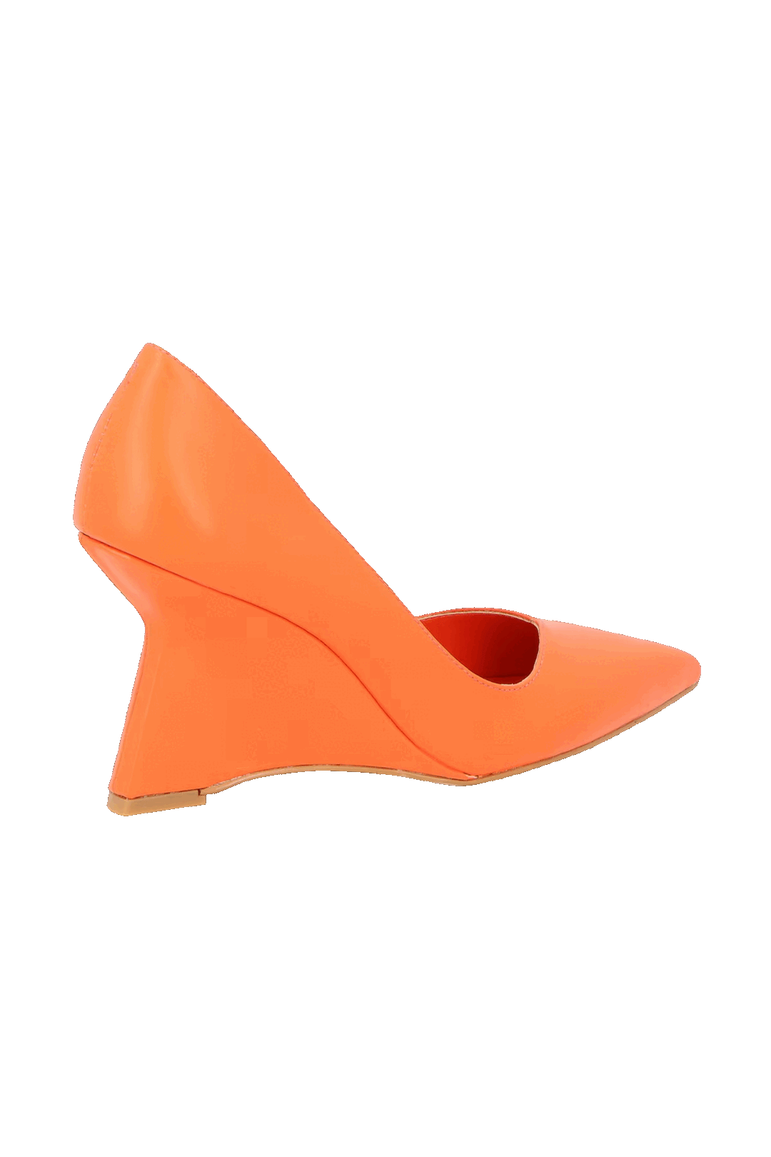 Scarpin Anabela Couro