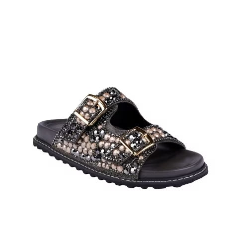 Luiza Barcelos Crystals Papete Sandals