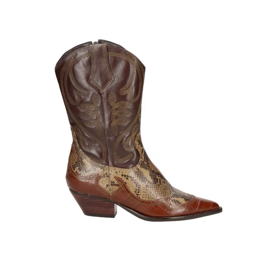 Western Leather Boot