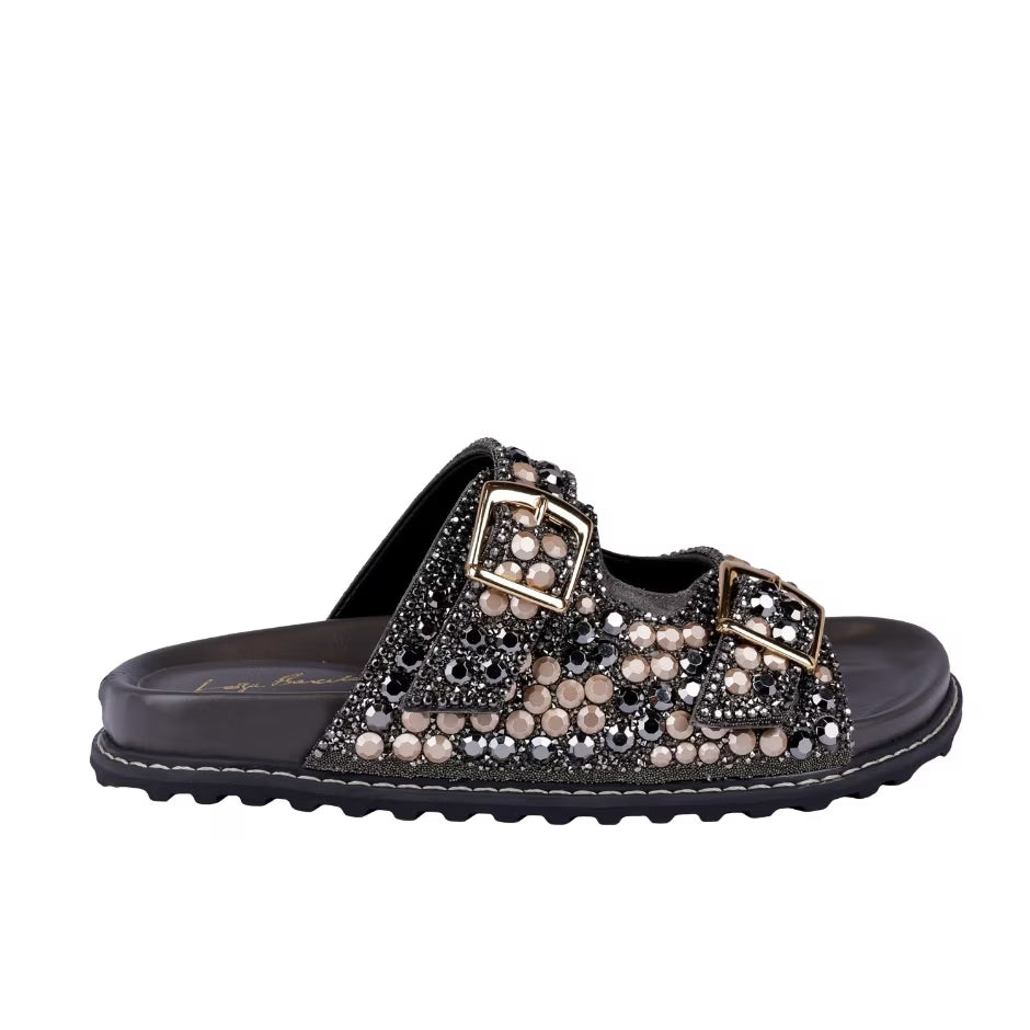 Luiza Barcelos Crystals Papete Sandals