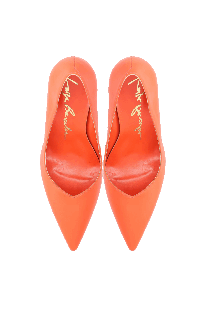 Scarpin Anabela Couro