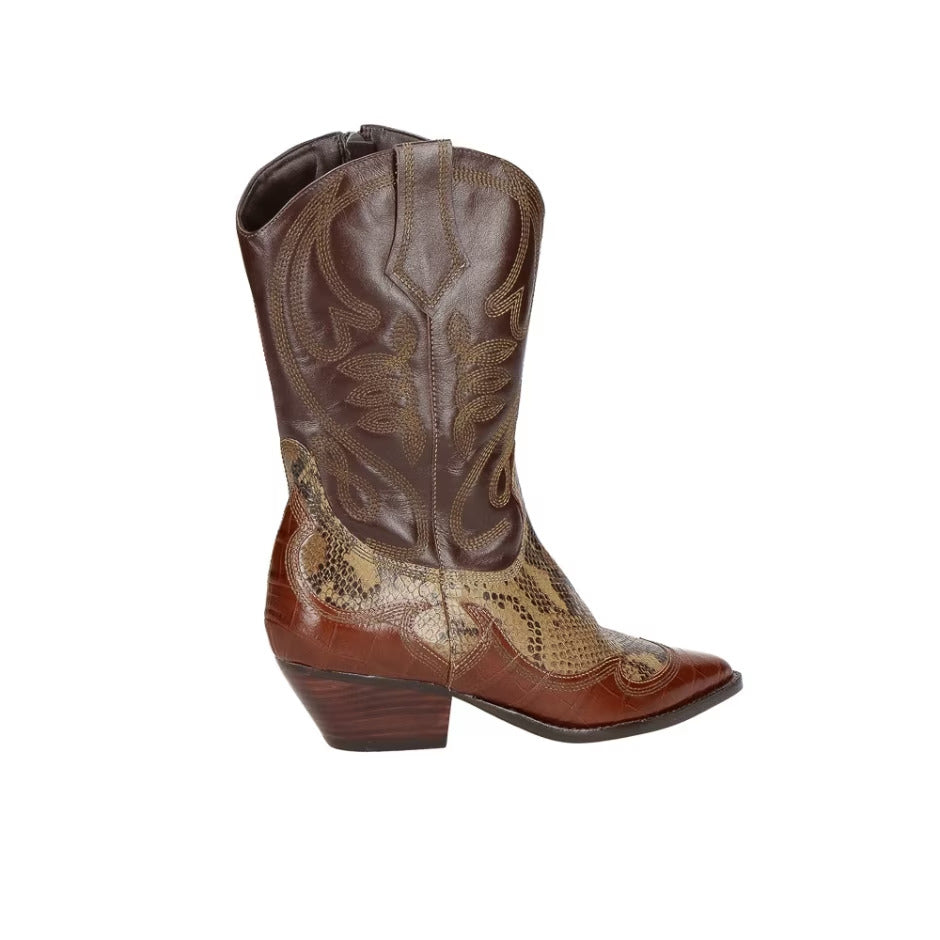 Western Leather Boot