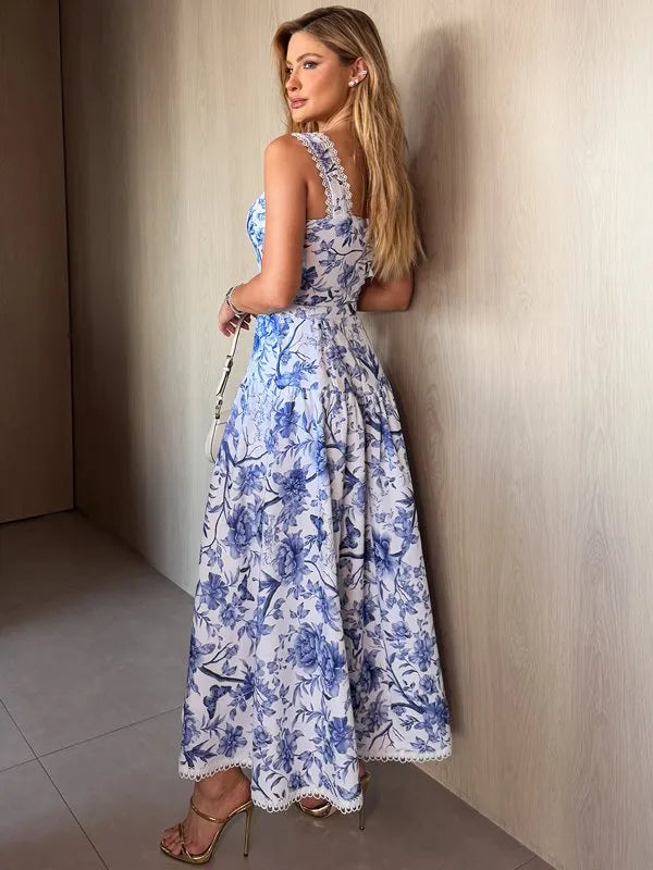 Vestido Midi Estampa