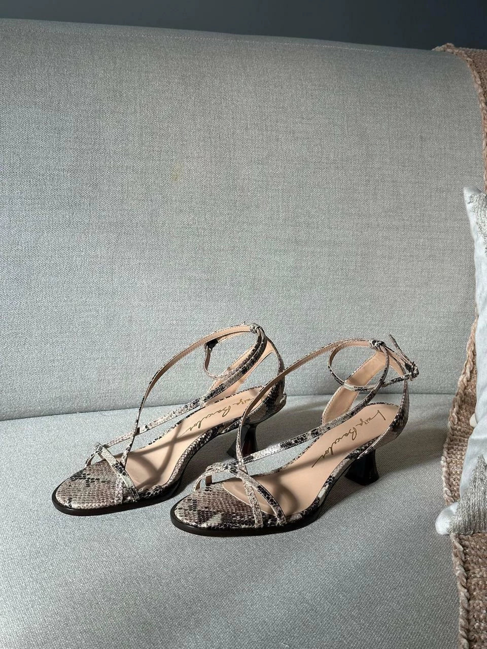 Snake Leather Sandal