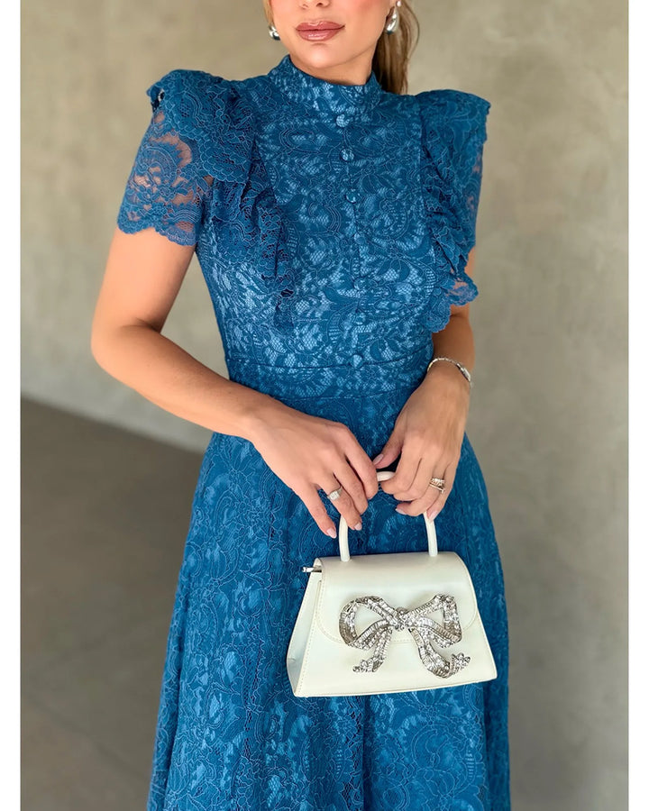 Blue Belle Midi Dress