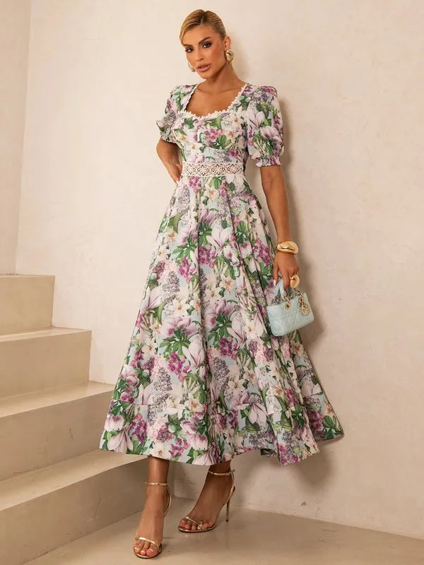 Vestido Midi Floral