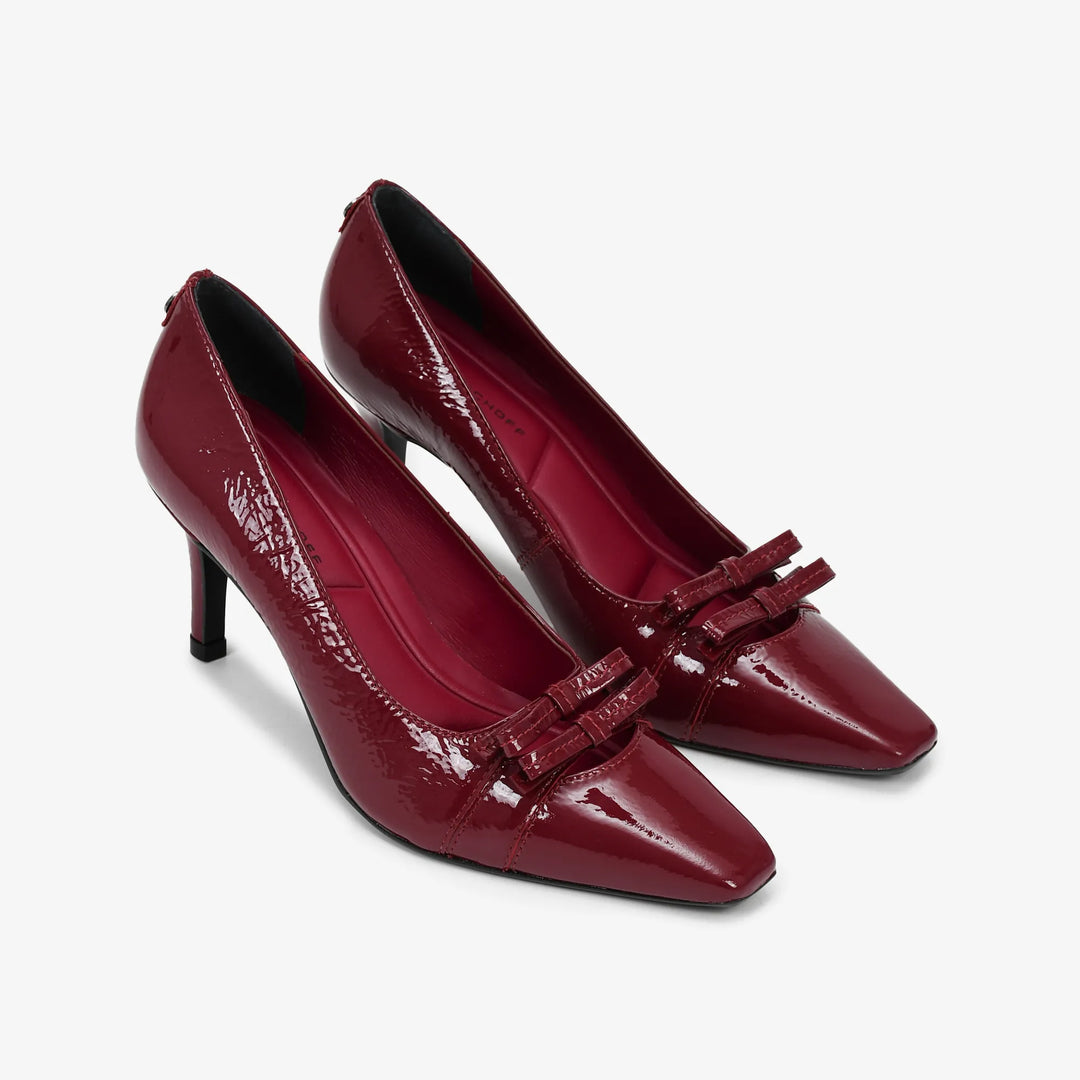 Scarpin Couro Verniz