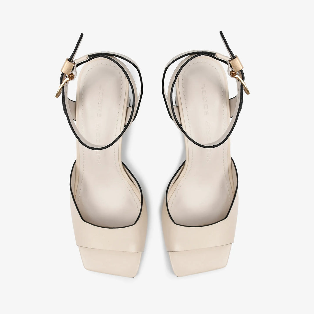Brulée Leather Sandal