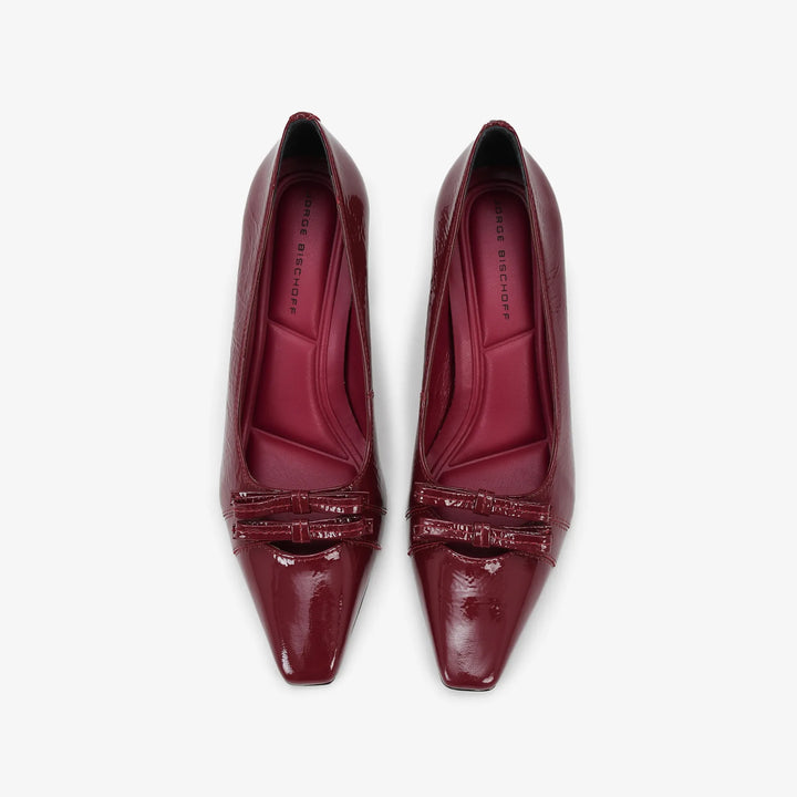 Scarpin Couro Verniz