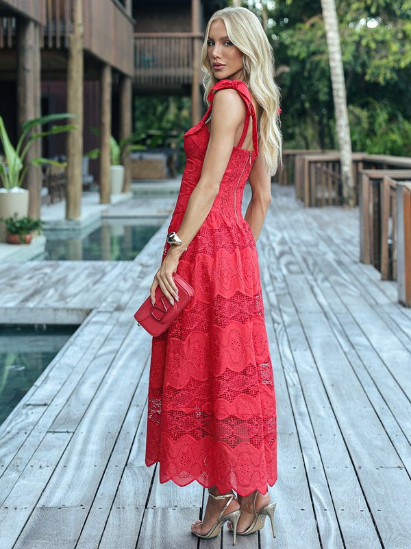 Lace Midi Dress