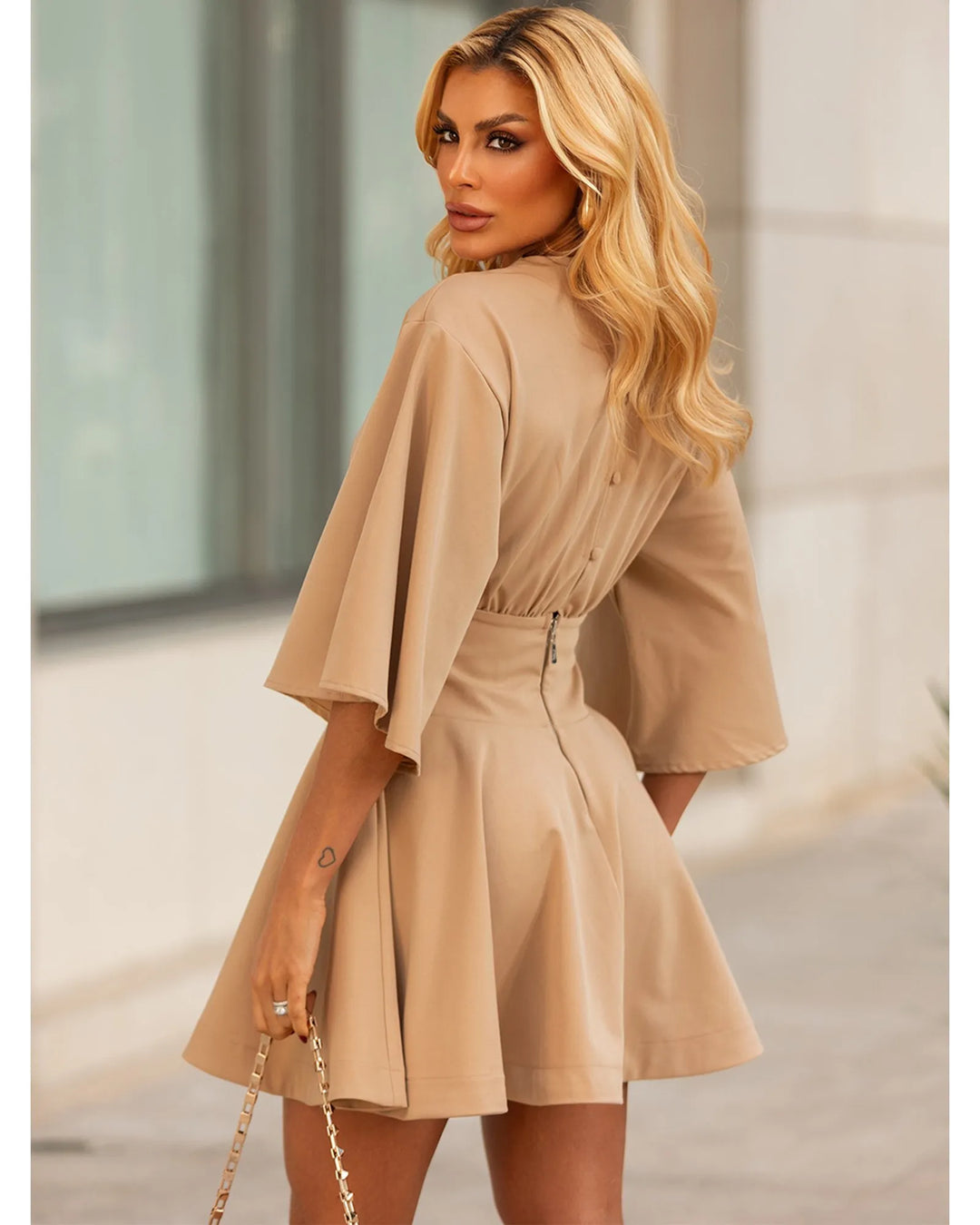 Short Godet Dress