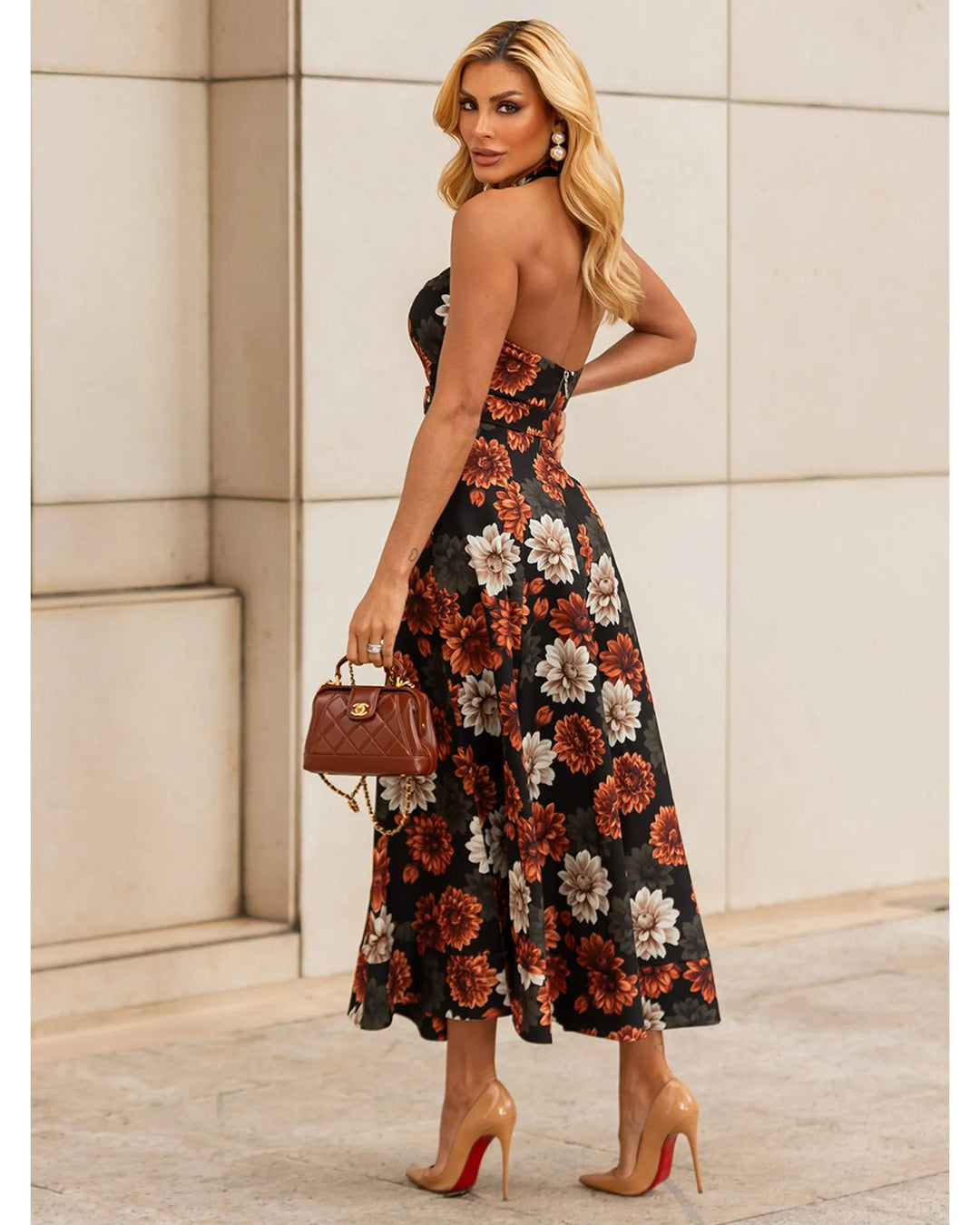 Vestido Midi Floral