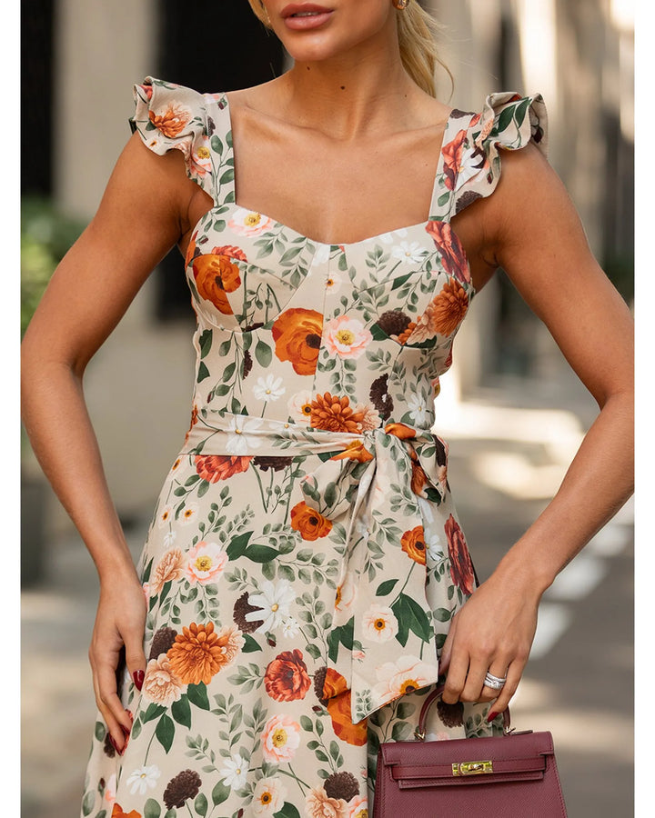 Vestido Midi Floral