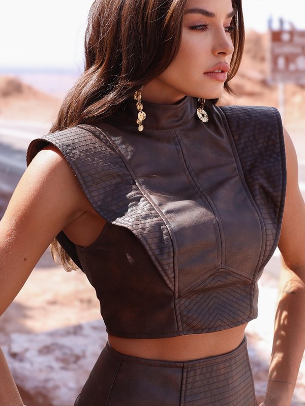 Midi Skirt + Crop Top Set