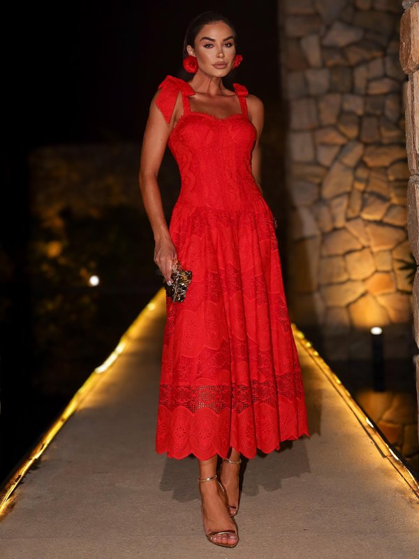 Lace Midi Dress