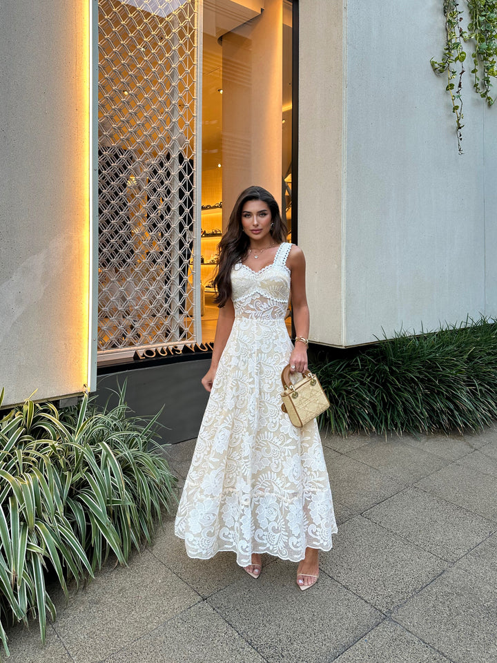 Lace Midi Dress