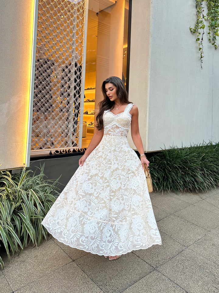 Lace Midi Dress