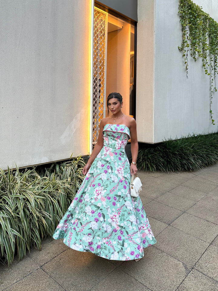 Vestido Midi Floral